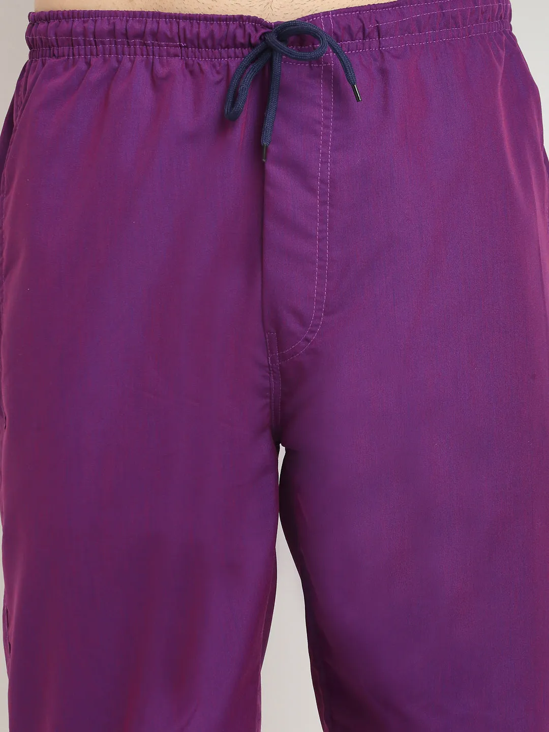 Men'S Solid Cotton Track Pants