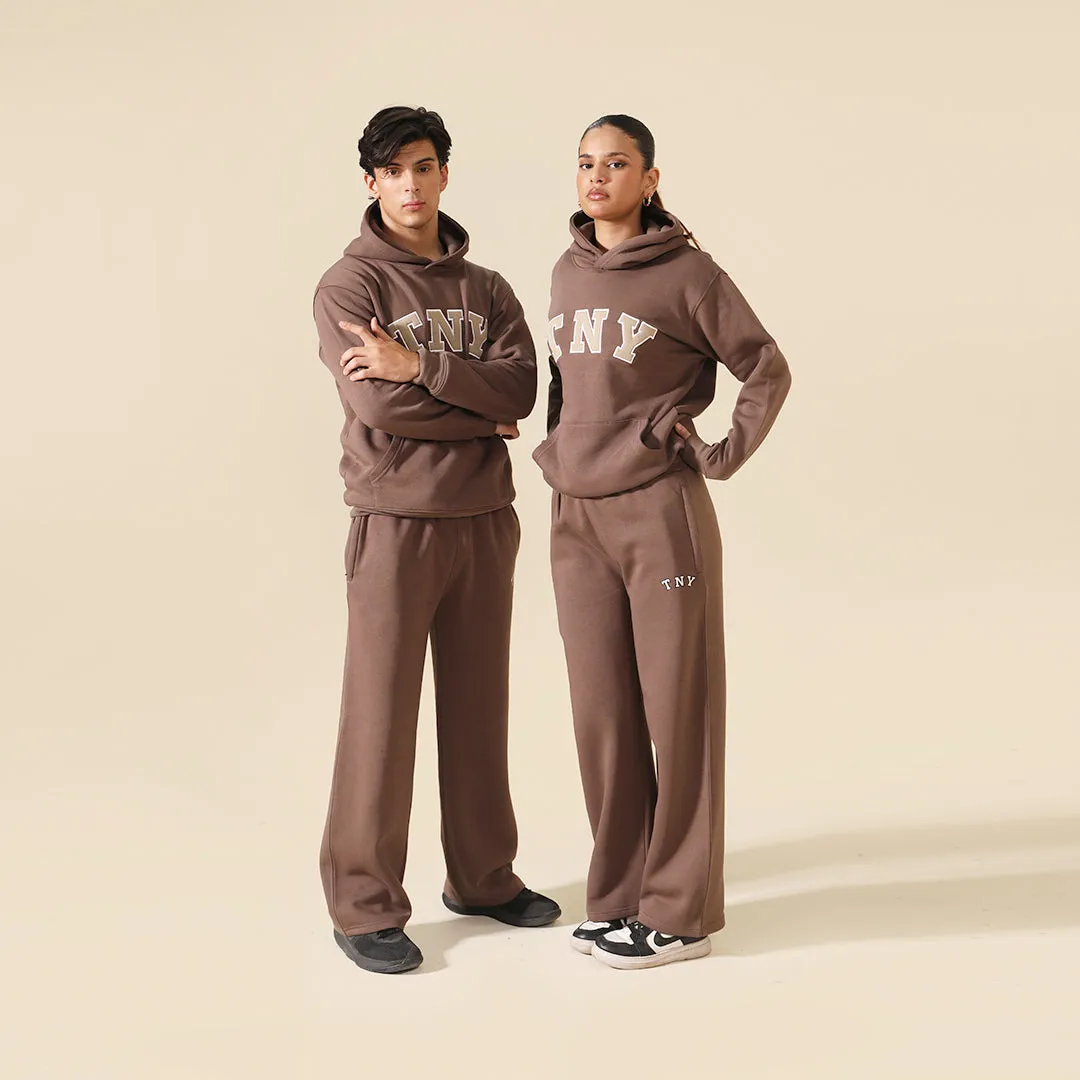 Mocha Relax Fit Fleece Unisex Trouser