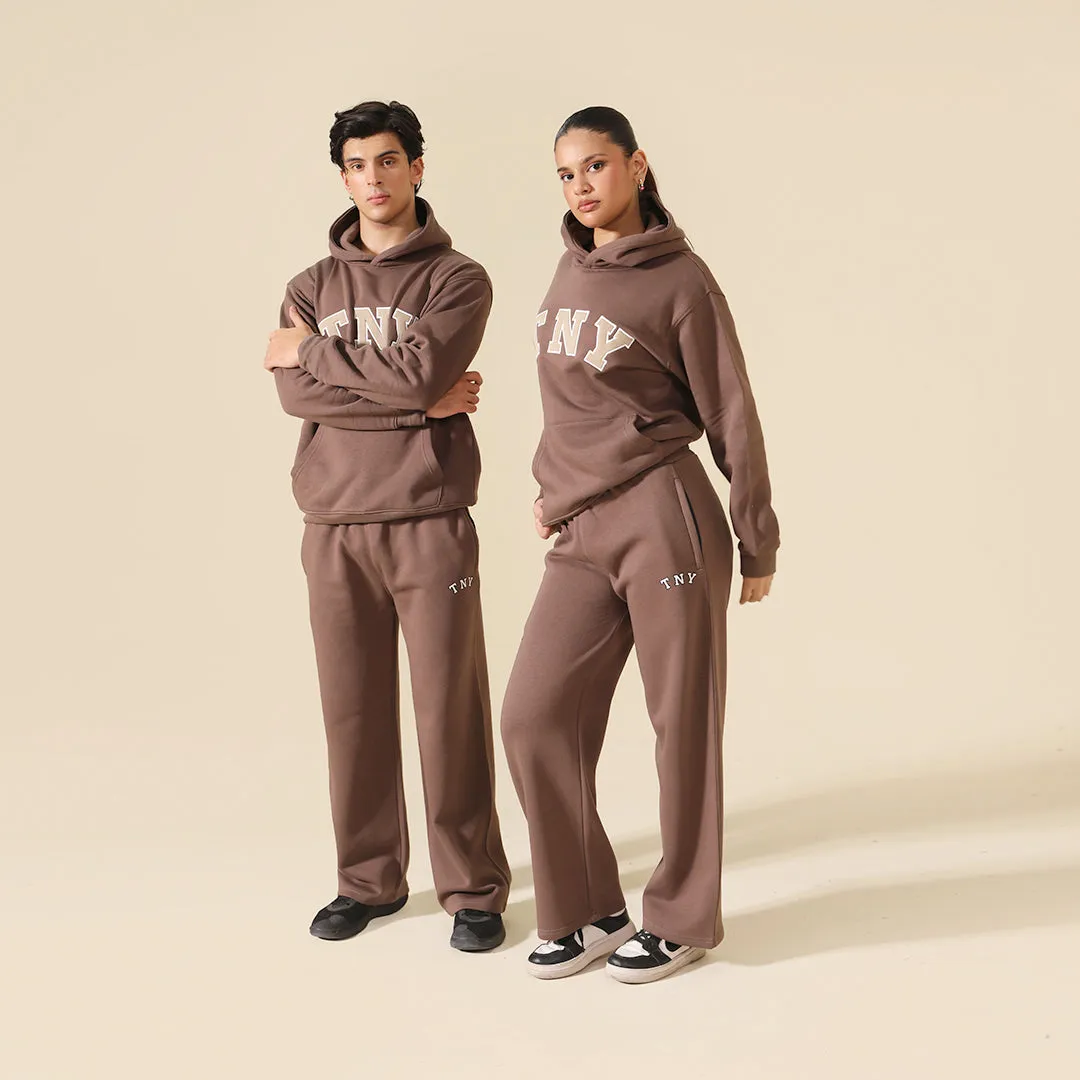 Mocha Relax Fit Fleece Unisex Trouser