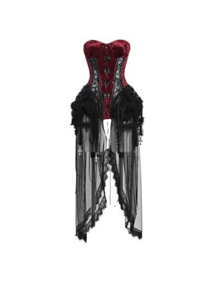 Original Dark  Birdcage Corset Set【s0000002999】