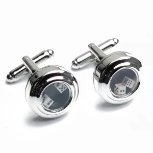 Pair of Dice Game Cufflinks