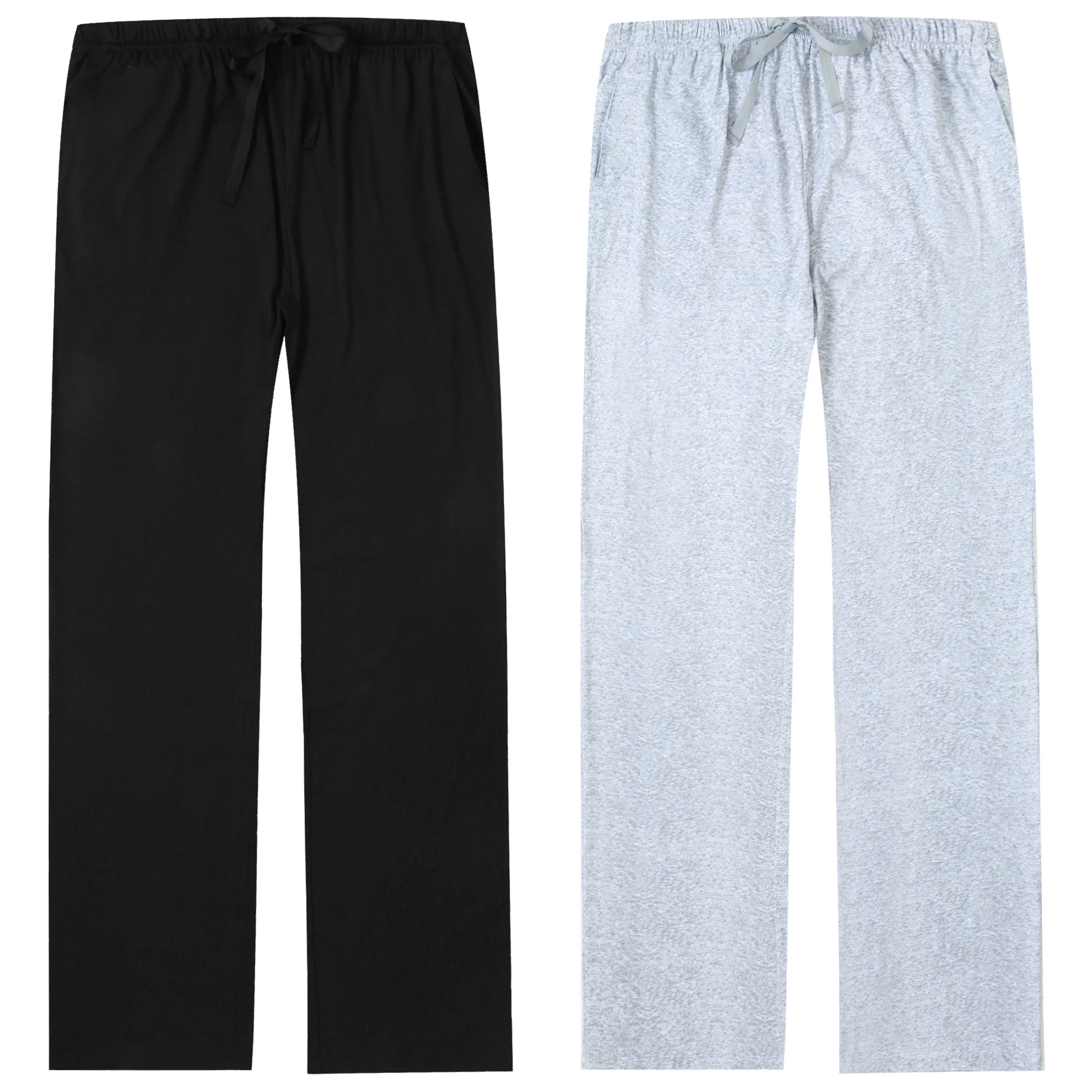 Pajama Pants for Women - 2Pack - Super Soft Knit & Stretchy Womens Pajama Pants