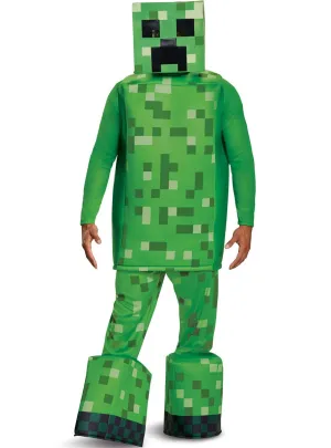 Prestige Minecraft Creeper Adults Dress Up Costume