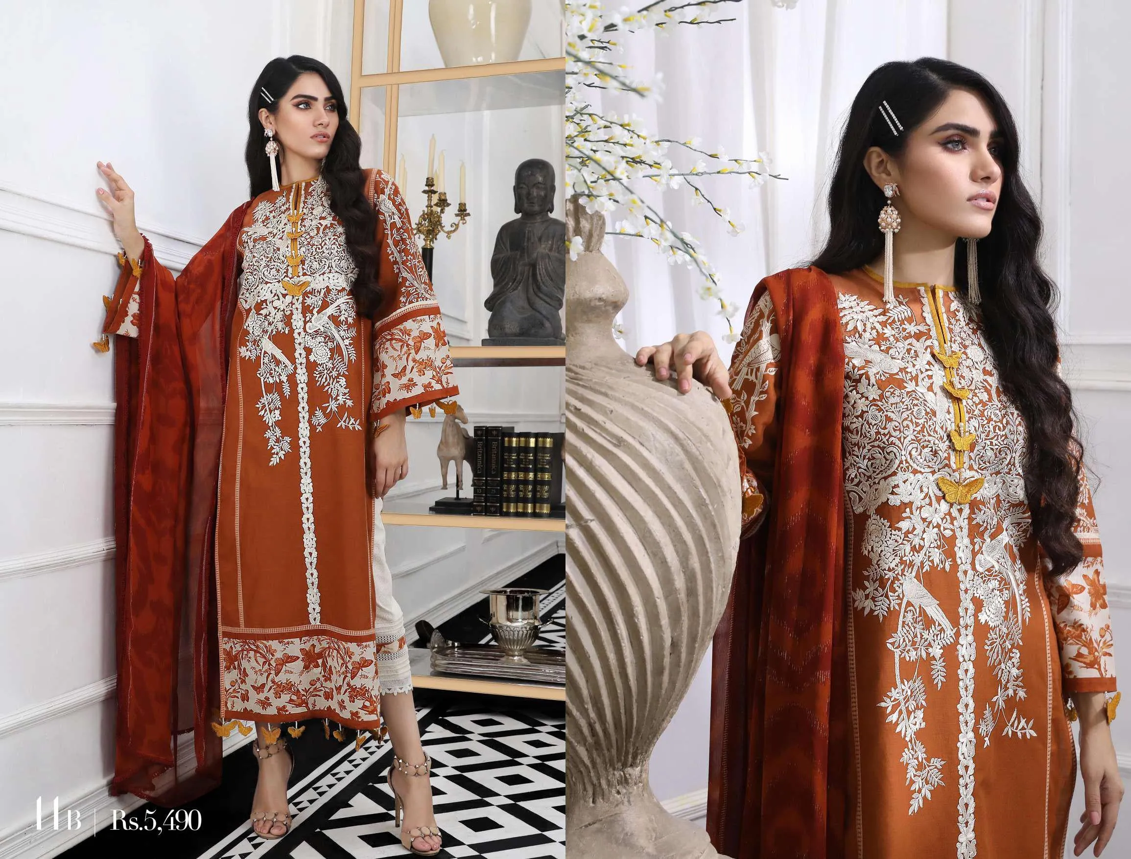 Sana Safinaz Pre-Fall Embroidered Collection  – 11B