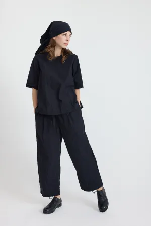 Scha - Deep Pockets Long Wide Leg Pants