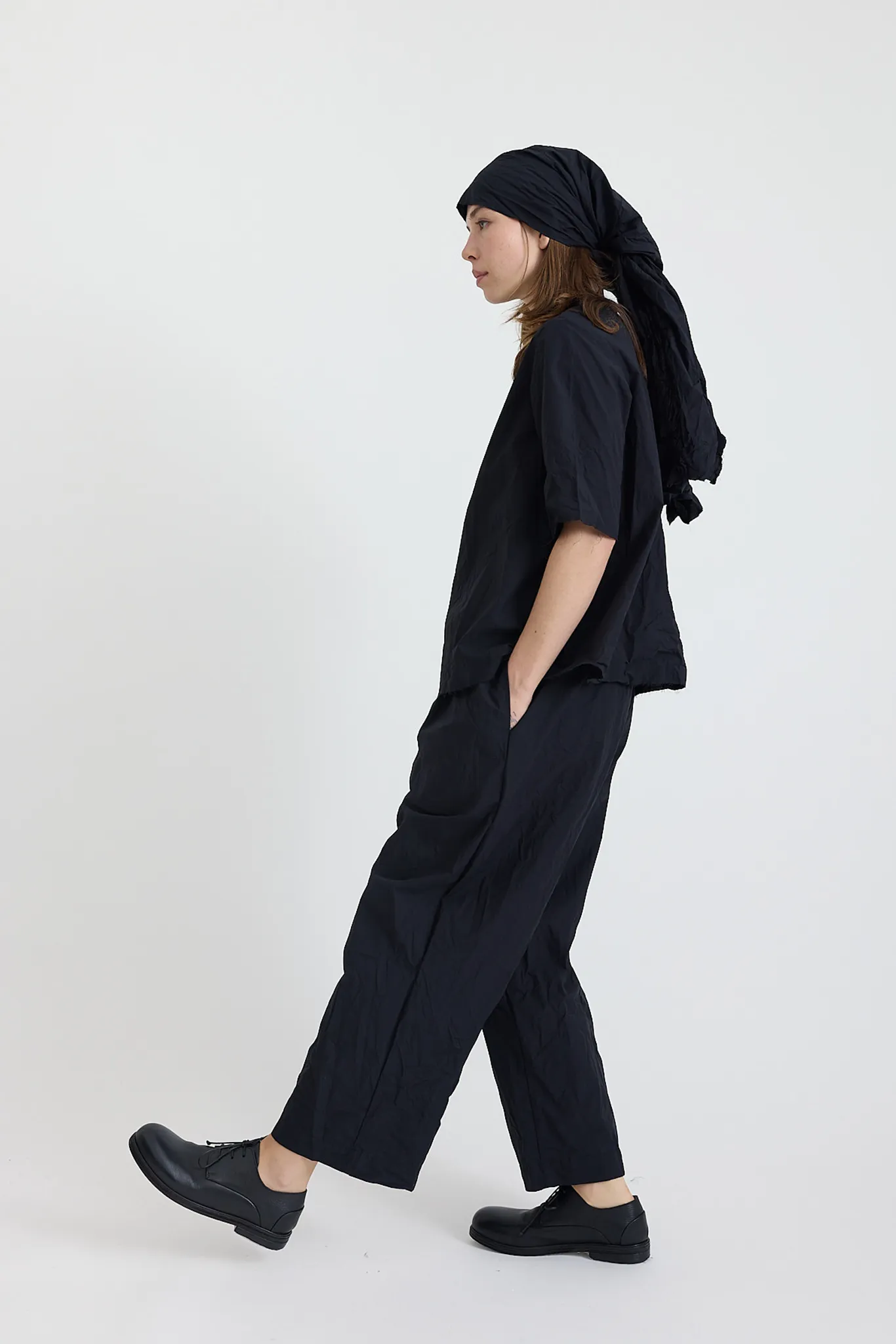 Scha - Deep Pockets Long Wide Leg Pants