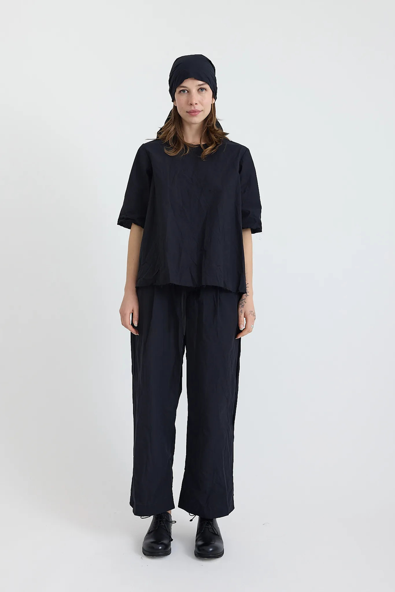 Scha - Deep Pockets Long Wide Leg Pants