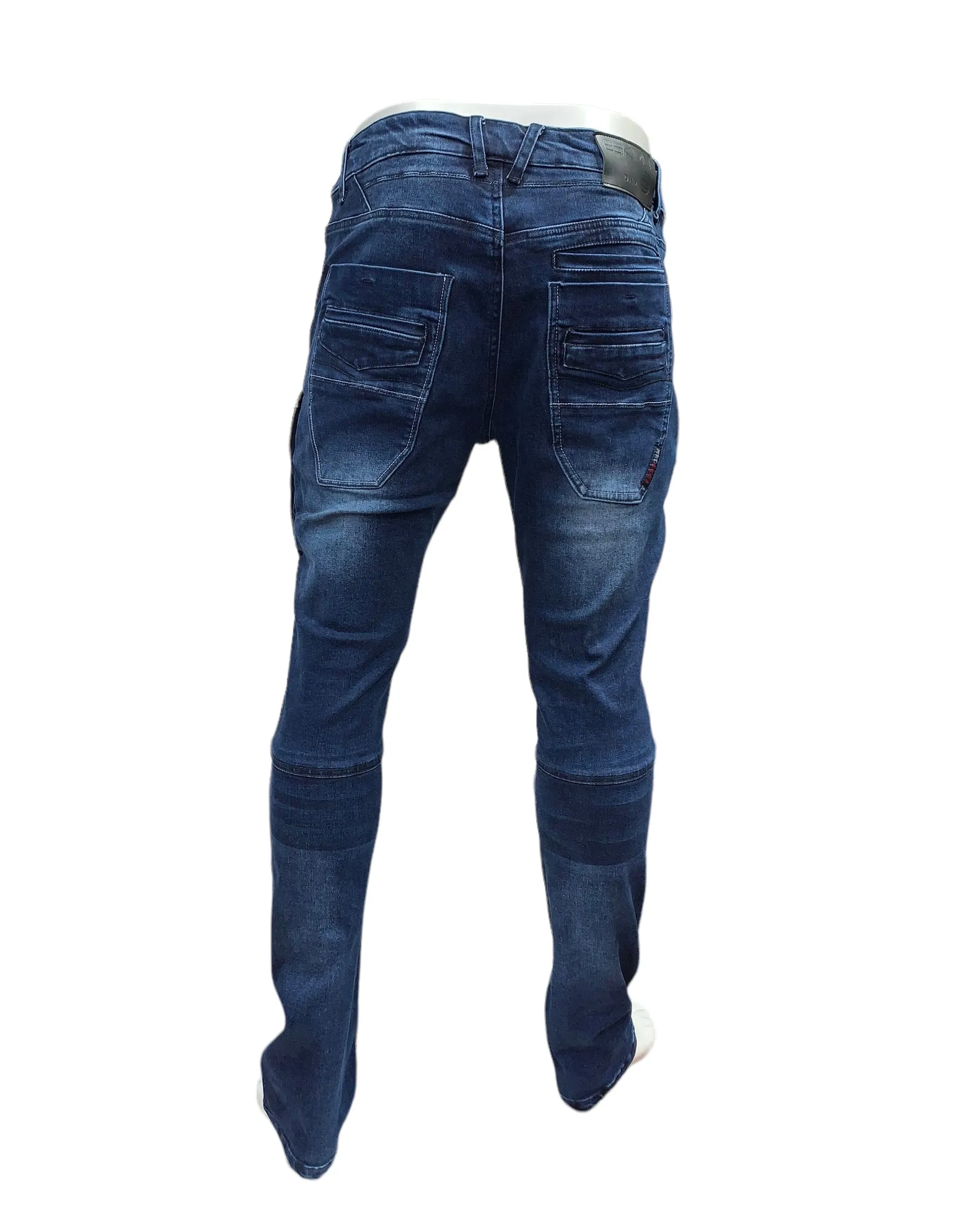 Slim-Straight Jeans #Gypsy-2 - D-Blue