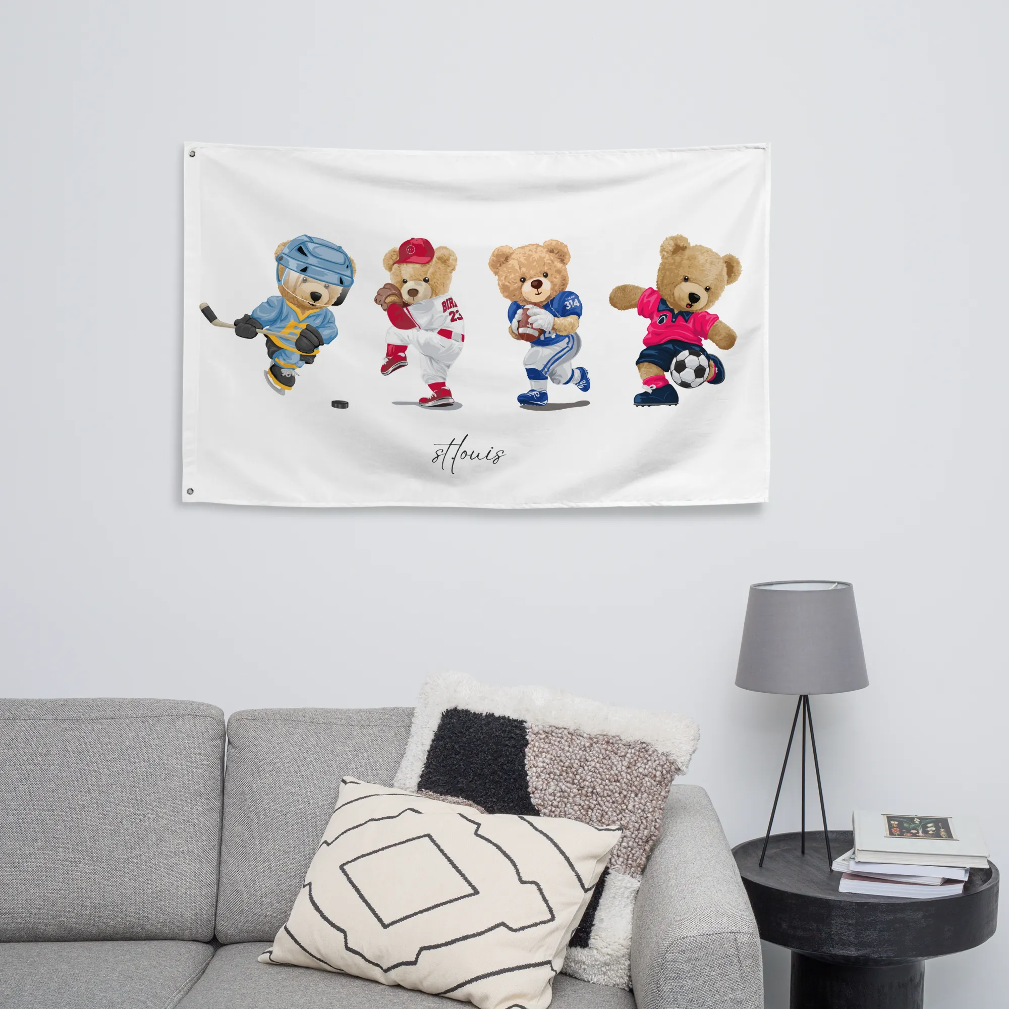 Sporty Bears Flag