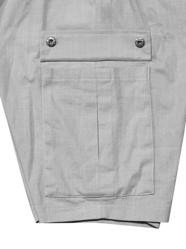 TEEK - Mens Slim Drawstring Quarter Leg Cargo Shorts