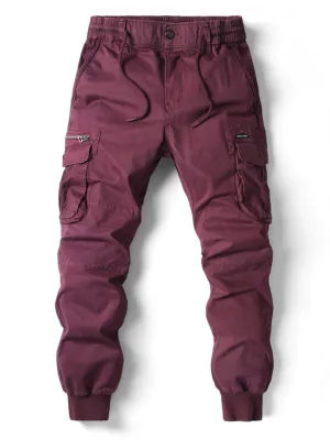 TEEK - Mens Solid Color Cargo Pants