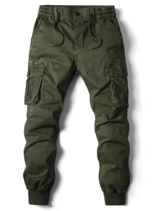 TEEK - Mens Solid Color Cargo Pants