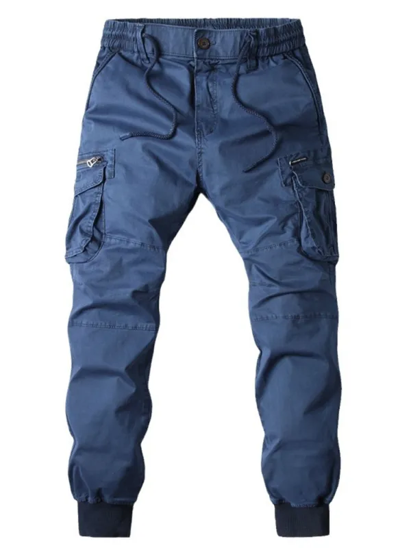 TEEK - Mens Solid Color Cargo Pants