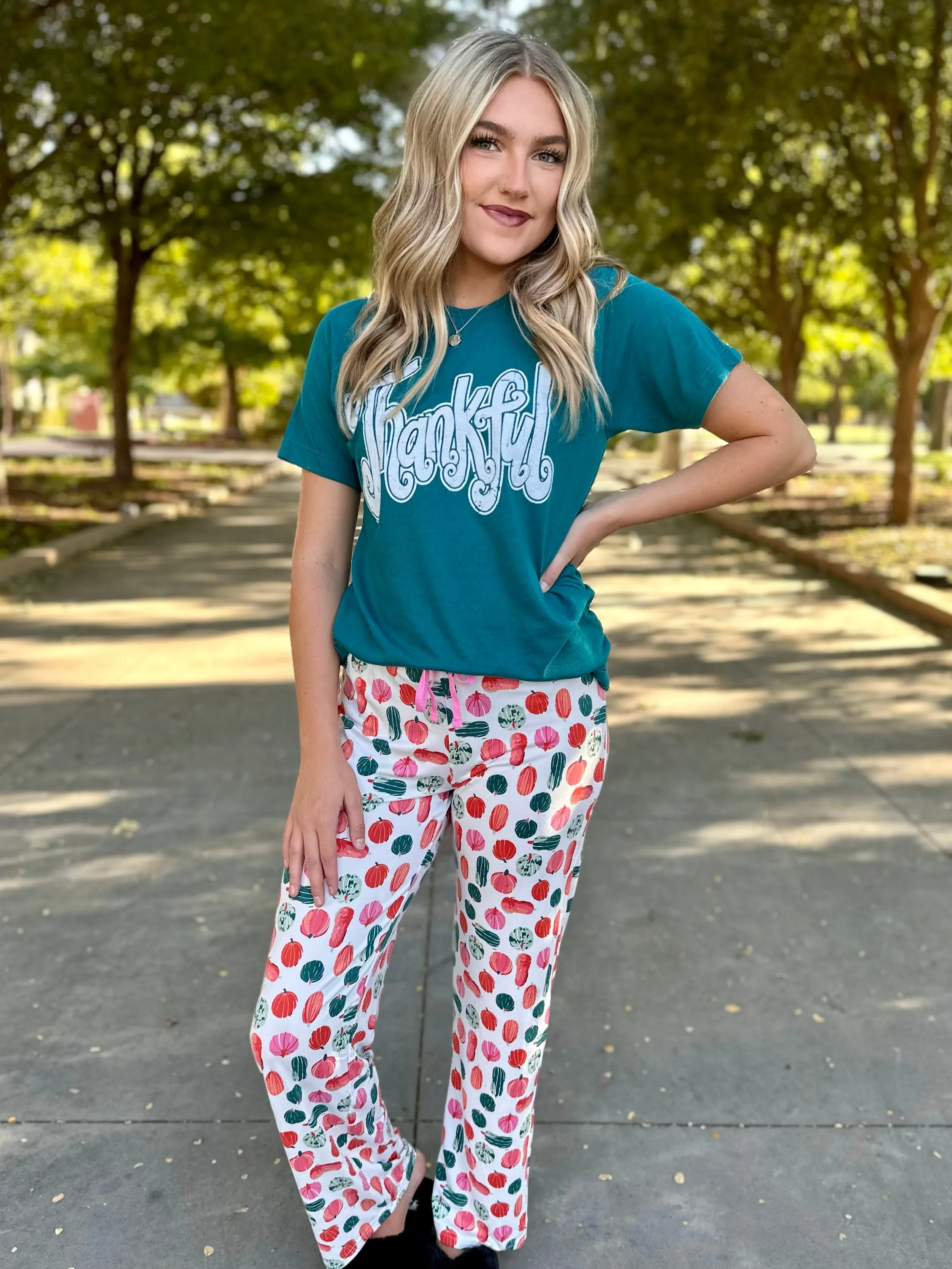 Thankful Pajama Pant Set