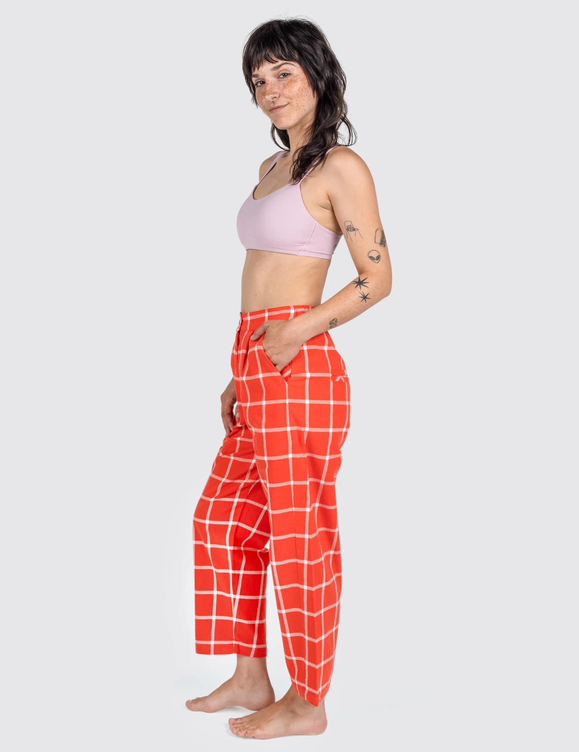 Tomato Grid Hillcrest Pants