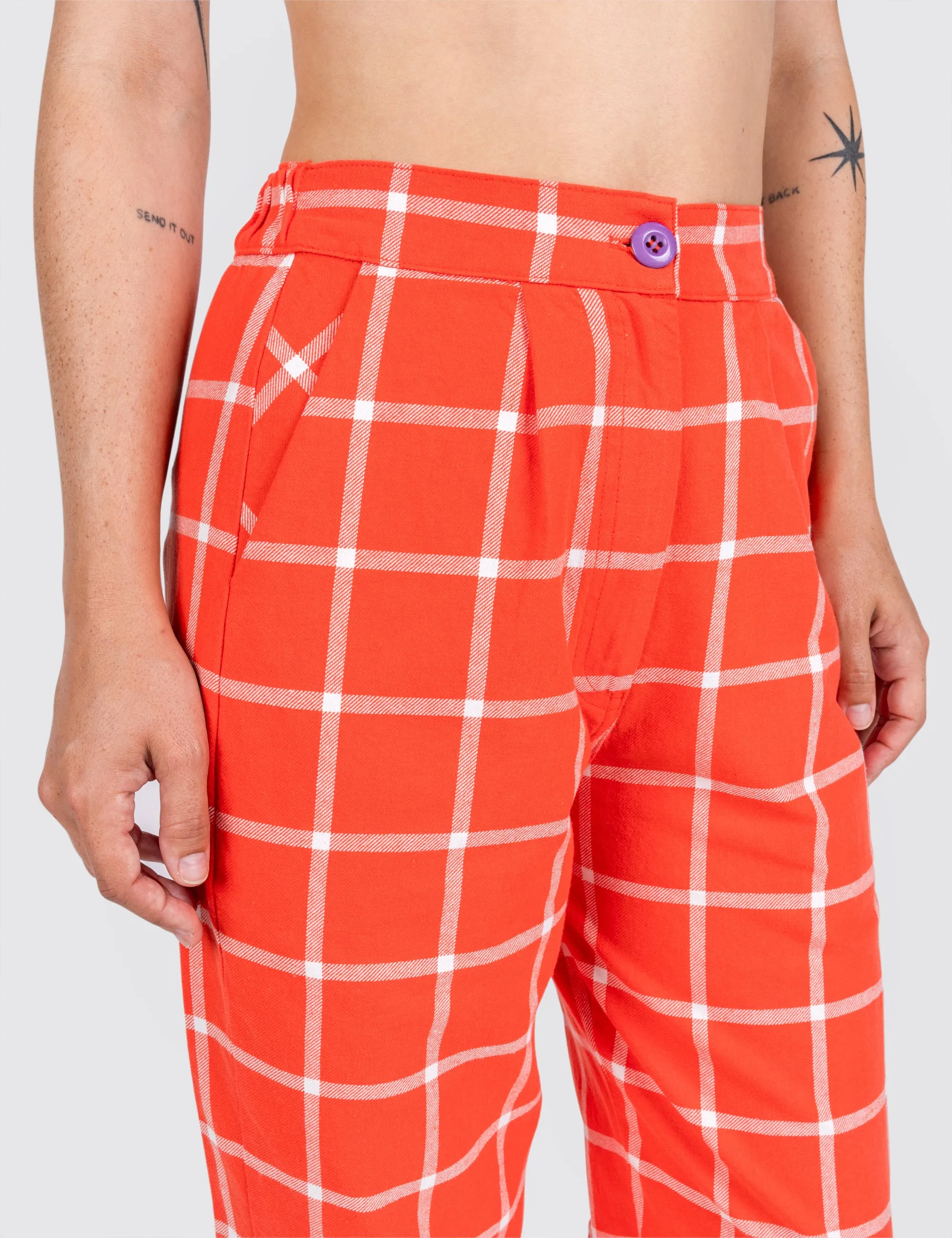 Tomato Grid Hillcrest Pants