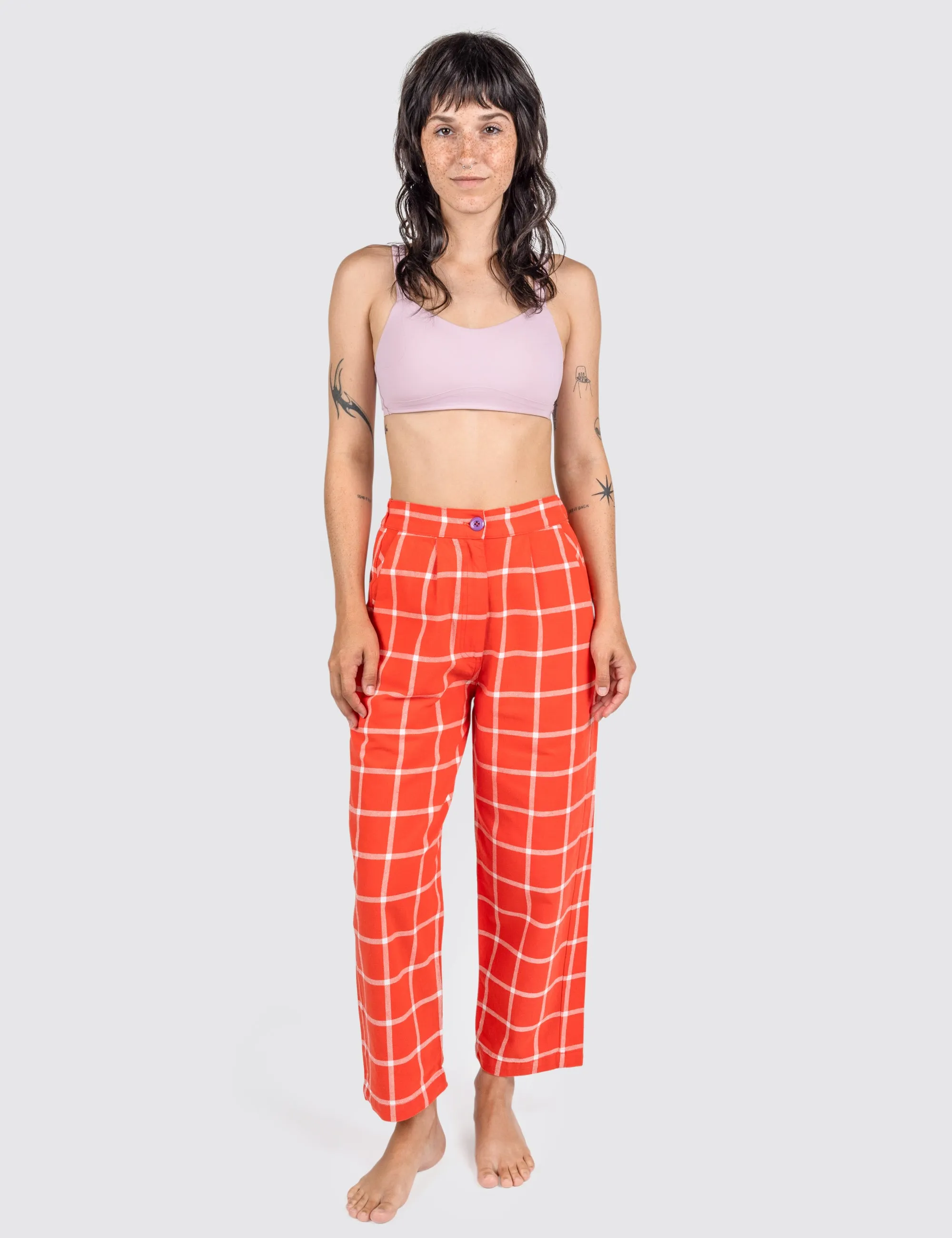 Tomato Grid Hillcrest Pants