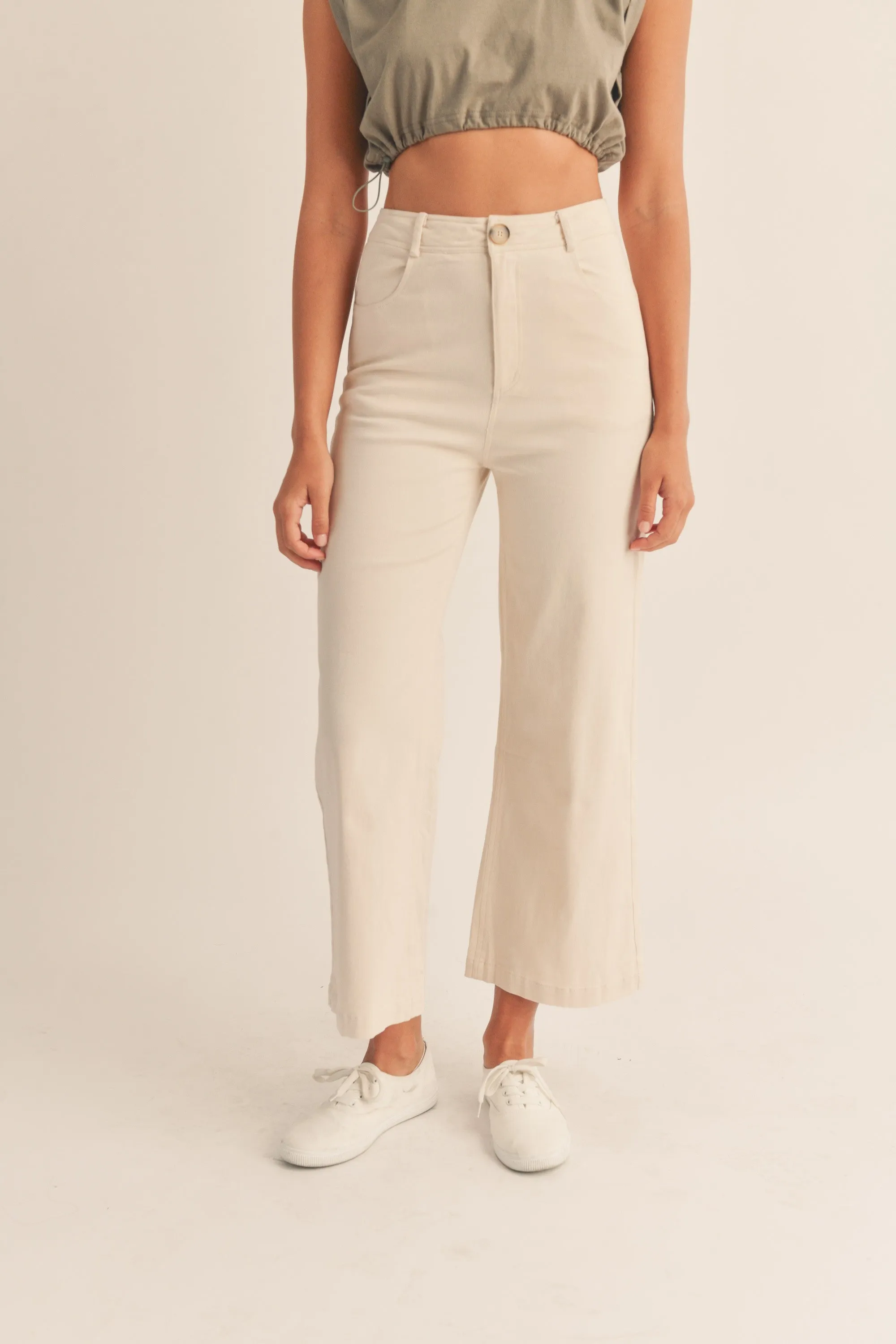 Toni High Rise Wide Leg Pant