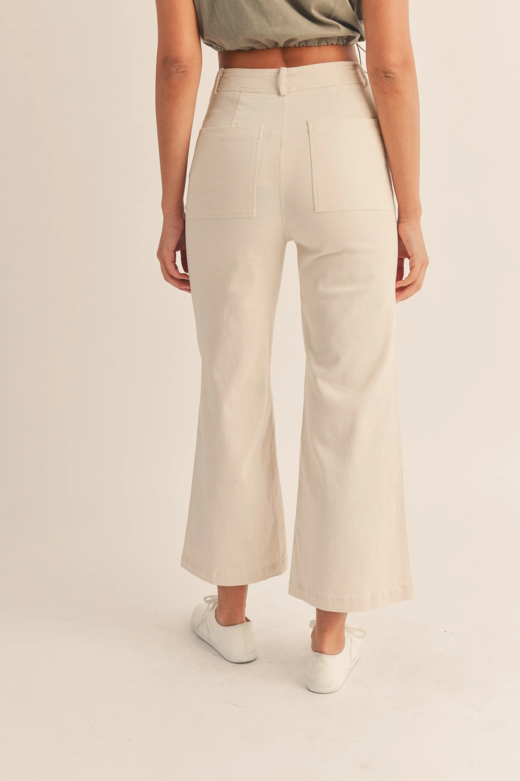 Toni High Rise Wide Leg Pant