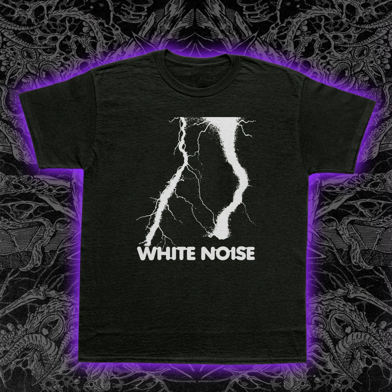 White Noise An Electric Storm Slim Fit Tee