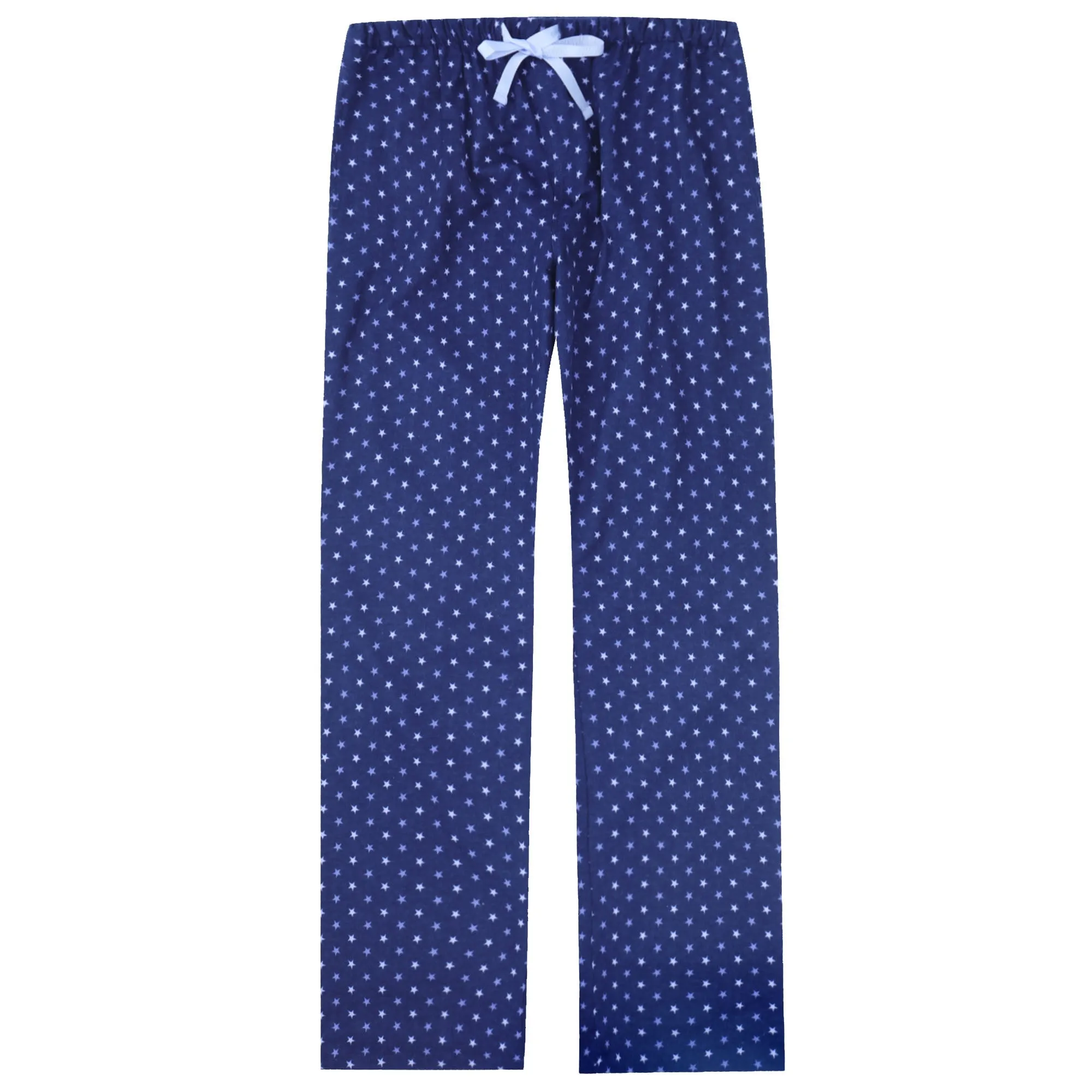 Womens 100% Cotton Flannel Lounge Pants - Relaxed Fit