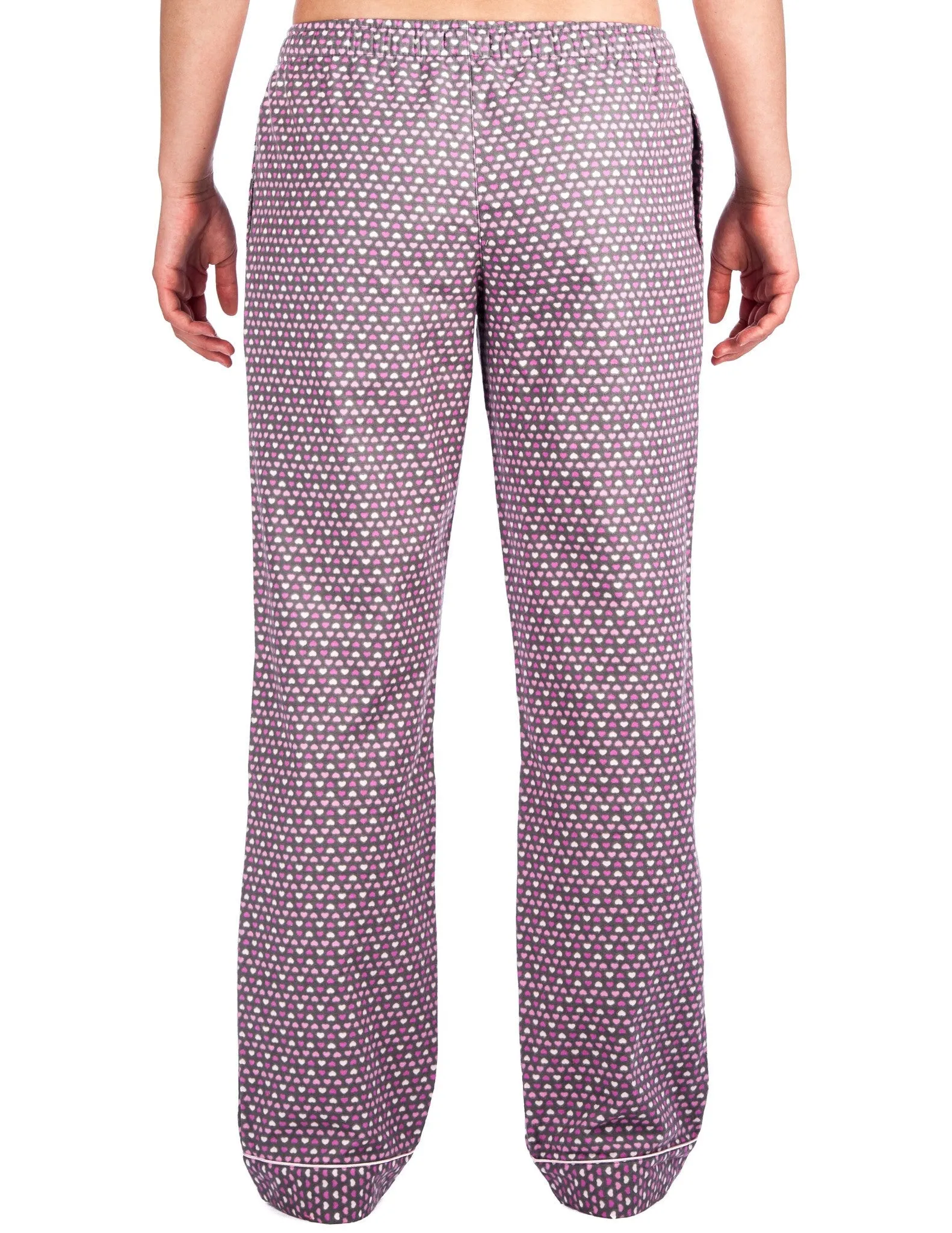 Womens 100% Cotton Flannel Lounge Pants - Relaxed Fit