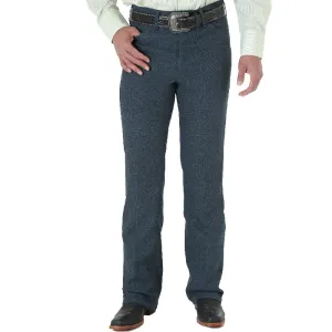 Wrangler Men's Polyester Blue Wrancher Dress Jeans